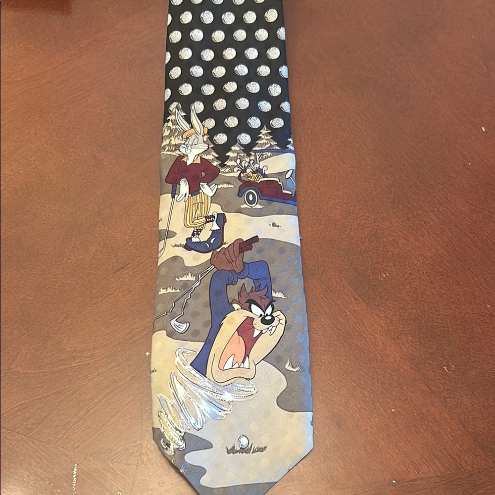 Vintage Warner Bros. Golf Tie.